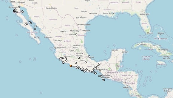Sismos hoy en México: epicentro y magnitud de los temblores en este país. (Foto: Sismológico Nacional)