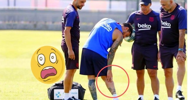 Lionel Messi sufre lesión y se quedó fuera de la gira de Barcelona a Estados Unidos.