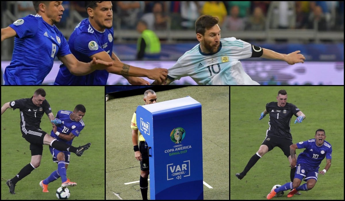 Paraguay reclama por mal arbitraje y contra el VAR en partido con Argentina por Copa América