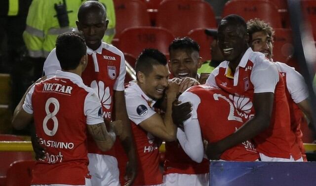 Santa Fe vs. Deportivo Cali se enfrentaron por el partido de ida de la Copa Sudamericana.