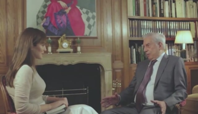 Mario Vargas Llosa fue entrevistado por Tamara Falcó para Vanity Fair.