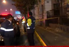 Arrojan explosivo contra vivienda en pleno Centro de Lima