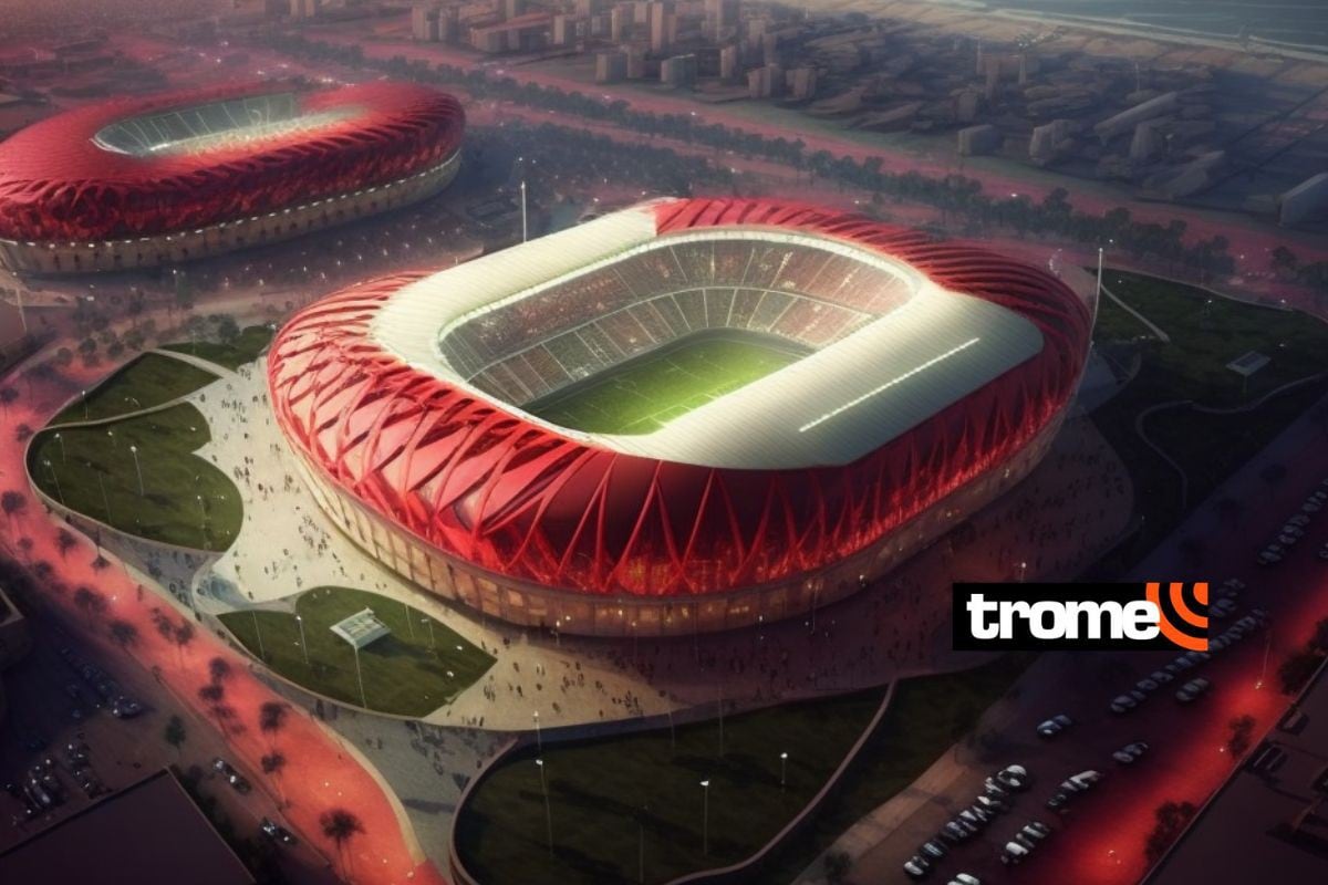 Así lucirían los estadios en Perú si se realizara un Mundial de Futbol en el país, según la Inteligencia artificial (Foto: Trome)