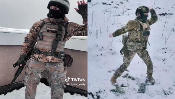 Los soldados ucranianos resisten con valentía la invasión de las tropas rusas en su territorio. (Foto: @DefenceU-Twitter/@diyak_yuriy-TikTok)