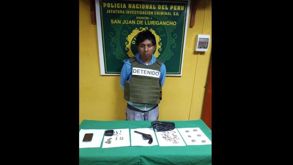 Chapan a ‘Cholín’ por doble crimen en San Juan de Lurigancho.