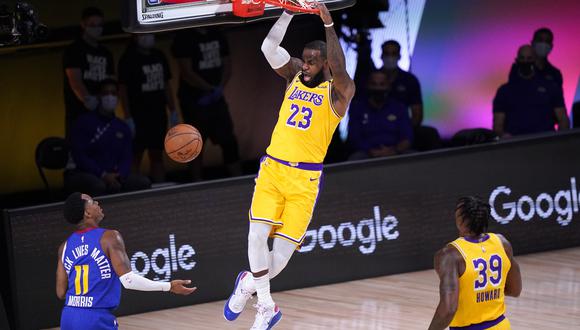 LeBron James es jugador de Los Angeles Lakers de la NBA. (Foto: AP)
