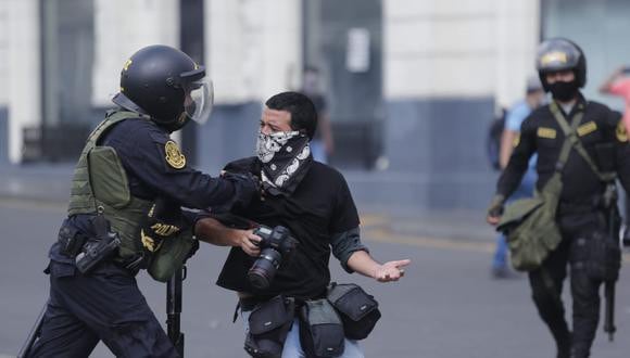 La ANP también reportó las actividades del grupo radical de extrema derecha autodenominado “La Resistencia”. (Hugo Pérez / @photo.gec)