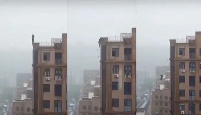 Un hombre cae y muere al al intentar tomarse un selfie desde lo alto de un edificio