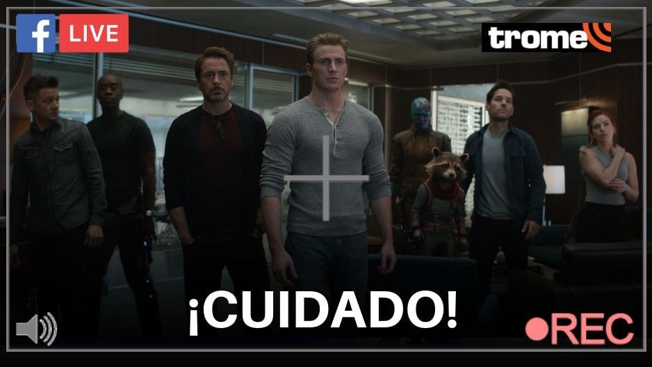 Transmiten película completa de "Avengers: Endgame" en Facebook