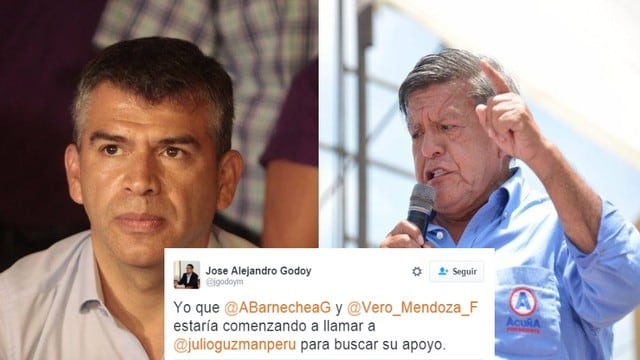 Julio Guzmán y César Acuña quedaron fuera de las ‘Elecciones 2016’ y en Twitter los usuarios dieron sus opiniones.