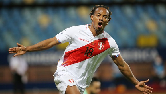André Carrillo se refirió al Perú vs. Colombia por Eliminatorias Qatar 2022. (Foto: Diego Vara)