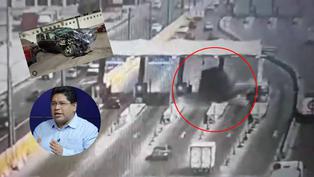 Aparecen imágenes del momento exacto del accidente protagonizado por alcalde de Puente Piedra | VIDEO
