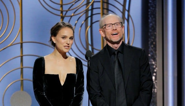 Natalie Portman quiso reconocer a las directoras que no fueron nominadas en dicha categoría. Fotos: Agencias