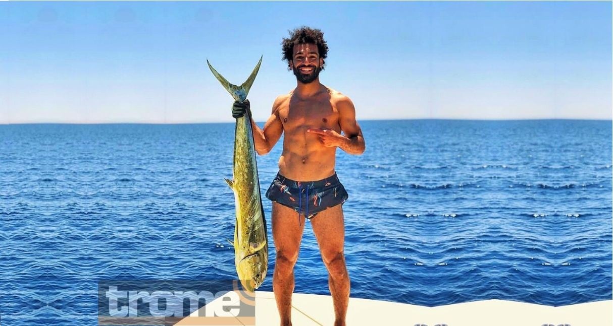 Mohamed Salah pasa sus vacaciones en el Mar Rojo