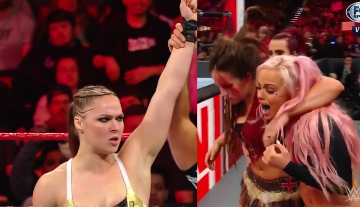 Ronda Rousey se confirma como la luchadora más dominante de RAW. (WWE)