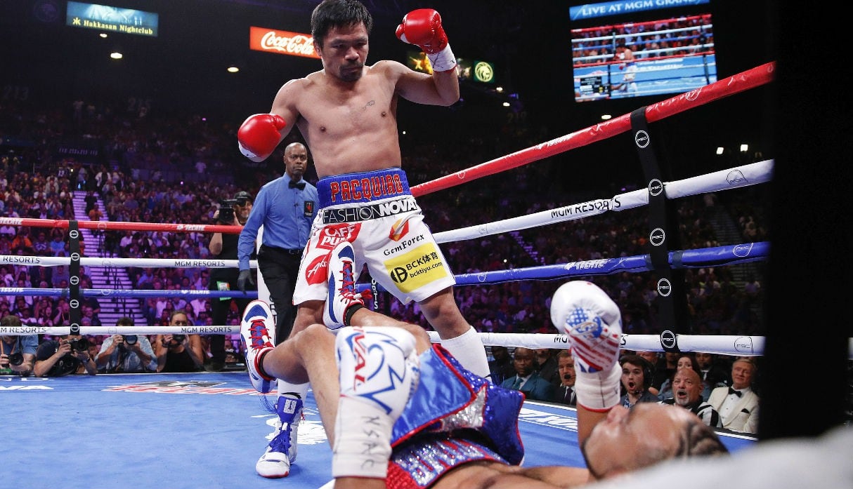 Pacquiao vuelve a lo más alto del boxeo de gran forma. (Agencias)