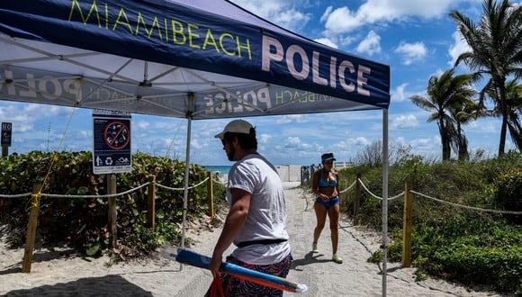 Autoridades de Miami imponen medidas para frenar el avance del coronavirus en su ciudad. (Foto: AFP)