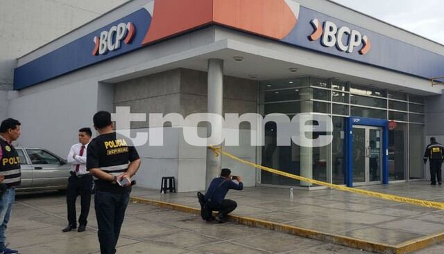 Delincuentes asaltaron agencia bancaria en Surco e hirieron a cambista.