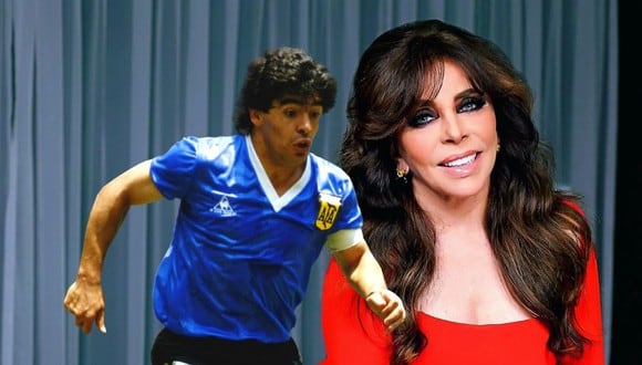 Maradona reveló encuentro con Verónica castro antes de morir (Foto: Revista Caras)