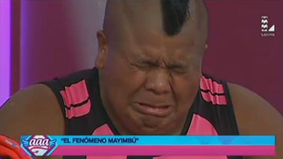 ‘Peluchín’ y Gigi Mitre sorprendieron al popular ‘Majin Boo’ de ‘Verano Extremo’ al punto que lo hicieron llorar. (Imagen: Latina)