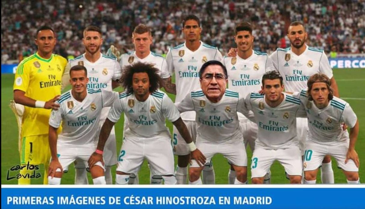 César Hinostroza fugó del Perú con destino a España y los memes en Facebook y Twitter explotaron.