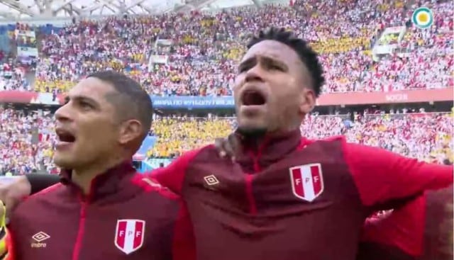 Perú vs Australia: Así fue el emotivo Himno Nacional en el último partido de Rusia 2018 (Autor: FIFA / Fuente: TV Pública)