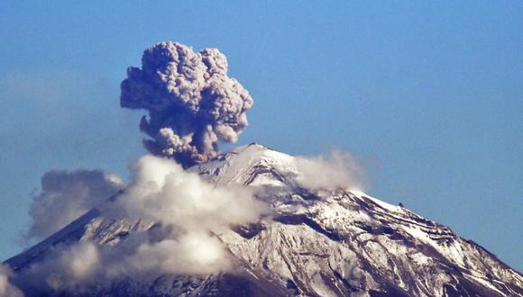 El volcán Popocatépetl es uno de los más activos en México (Foto: AFP)