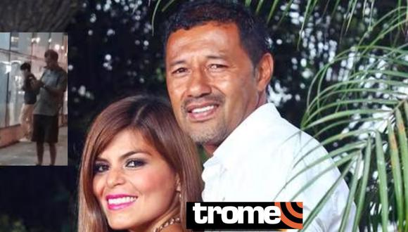 Roberto Palacios estuvo con su esposa cuando emitieron su ampay.
