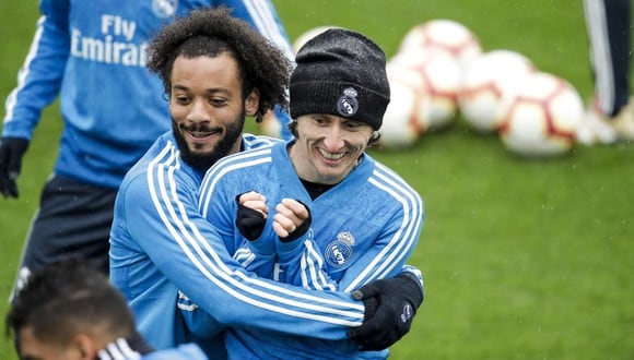 Luka Modric y Marcelo dieron positivo a COVID-19, informó Real Madrid. (Foto: EFE)