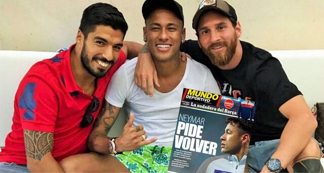 Neymar hizo su último intento por regresar a Barcelona después de jugar el Mundial
