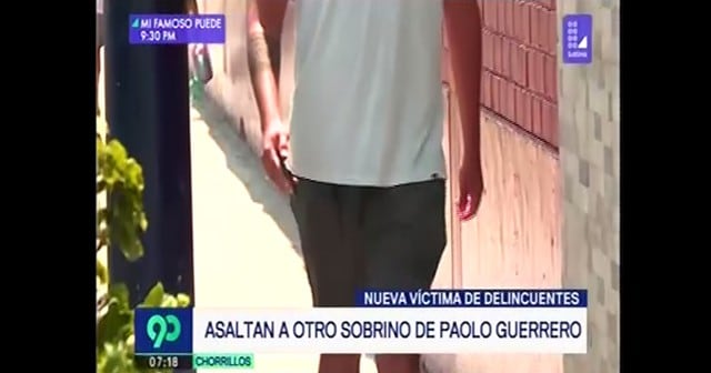 Asalto a otro sobrino de Paolo Guerrero ha puesto en vilo a la familia del futbolista.