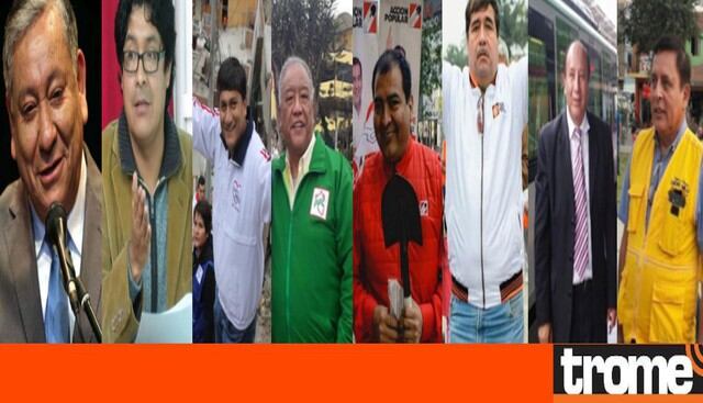 Estos son todos los candidatos a la Municipalidad de Los Olivos. (Composición: Trome)