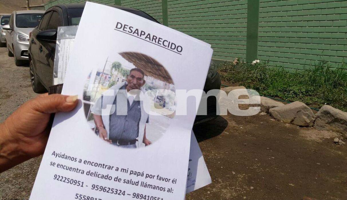 Anciano de 73 años desaparecido es encontrado sin vida en Ate. Foto: Mónica Rochabrum