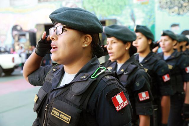 Hoy se celebra el 'Día de la Mujer Policía'. En total, 22,000 mujeres son parte del cuerpo policial en el Perú. (Foto: Andina)