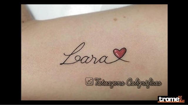 Tatuajes de nombres: si piensas hacerte uno, mira primero estos diseños :D