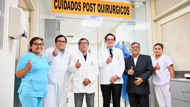 Minsa: Médicos de la Unidad de Trasplante Renal del Hospital Nacional Cayetano Heredia.