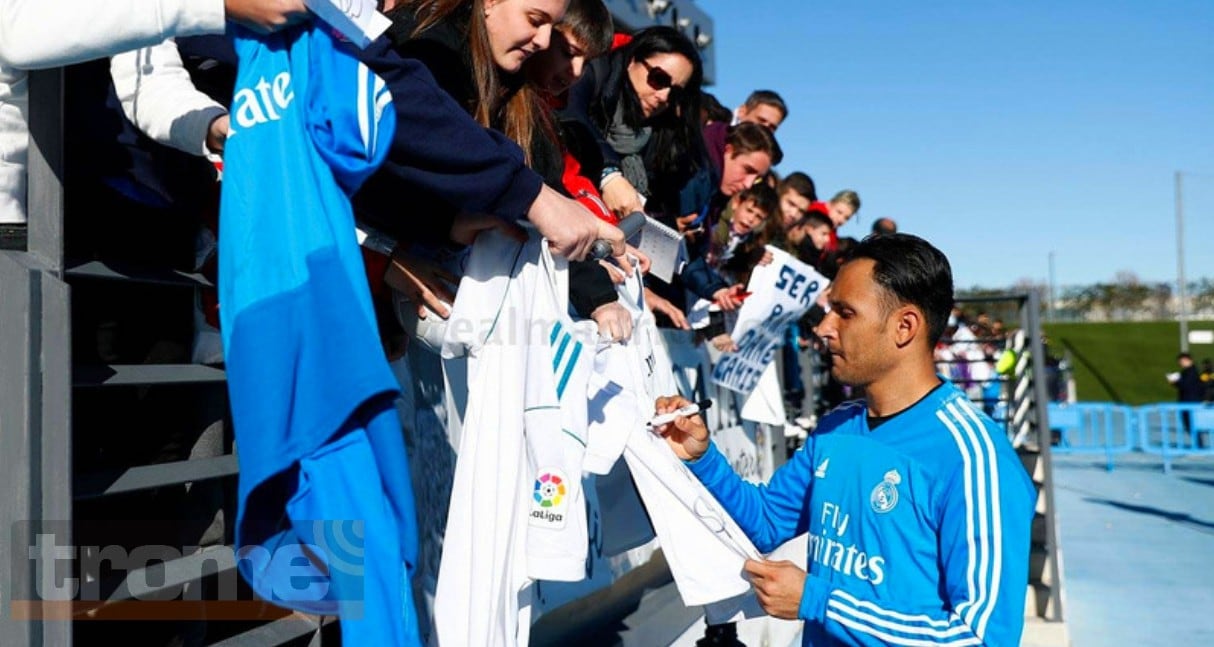 Keylor Navas ensayó su despedida con Real Madrid desde Instagram.