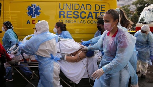 Chile es el país de la región qué más avanzó con la vacunación contra el COVID-19; sin embargo, hay un alto índice de pacientes hospitalizados. (Foto: AFP)