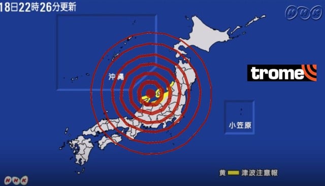 Japón: Potente terremoto de 6,8 grados generó alerta de tsunami