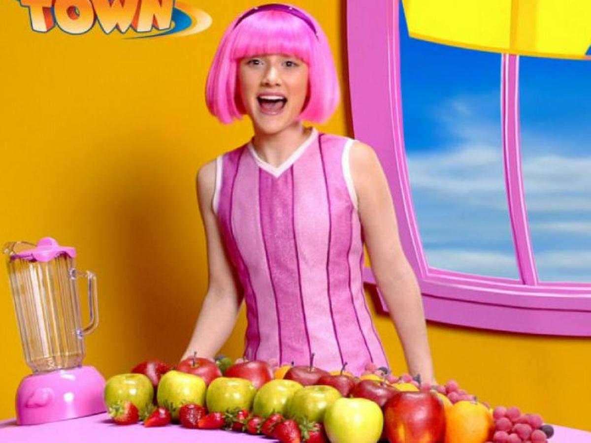 stephanie de lazytown en la vida real