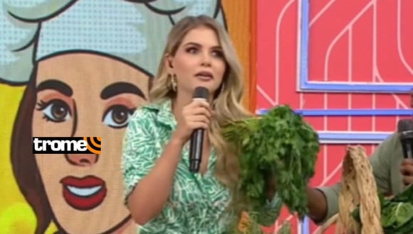 Brunella Horna pasa vergüenza por no saber nombre de las verduras