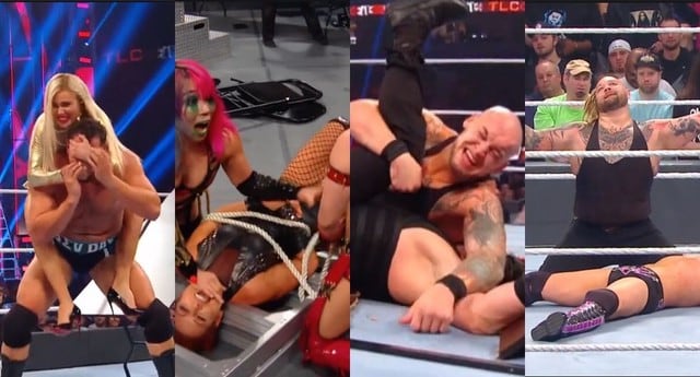 Rusev, Becky, Charlotte, Reigns y el Miz cayeron en WWE TLC. (WWE)