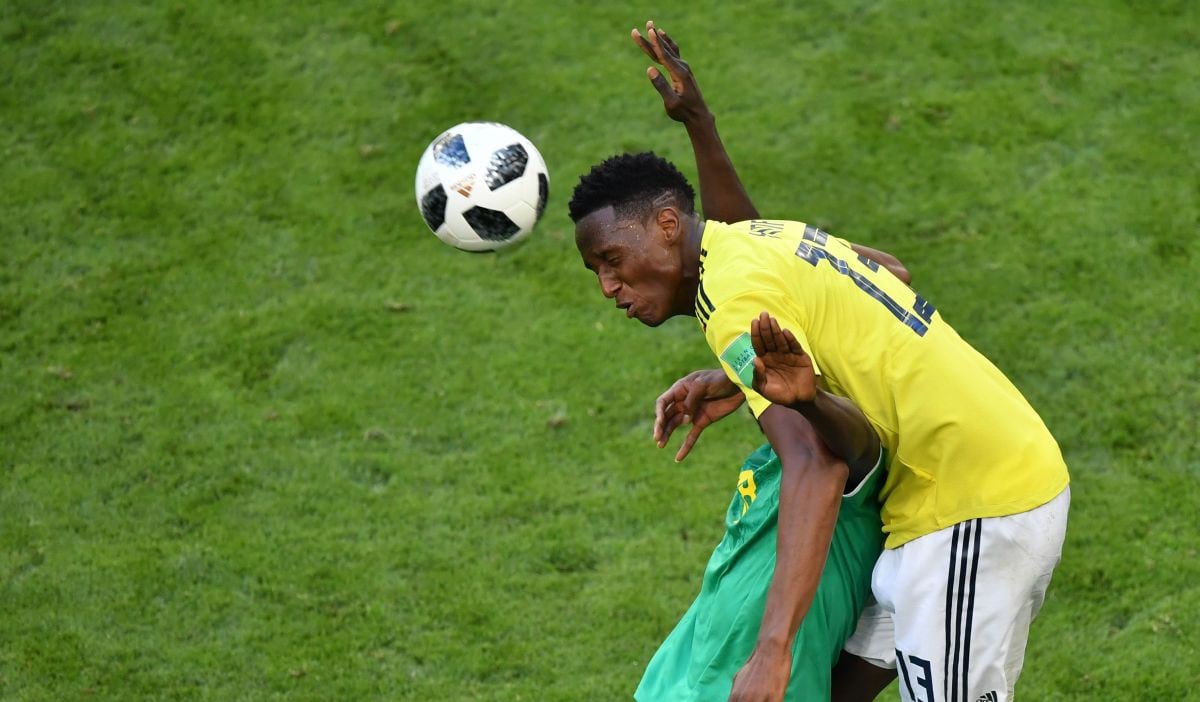 Gol de Yerry Mina en Colombia vs Senegal por el Mundial Rusia 2018