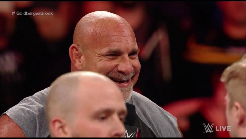 WWE Goldberg vs. Brock Lesnar, este domingo en Survivor Series (Captura TV)