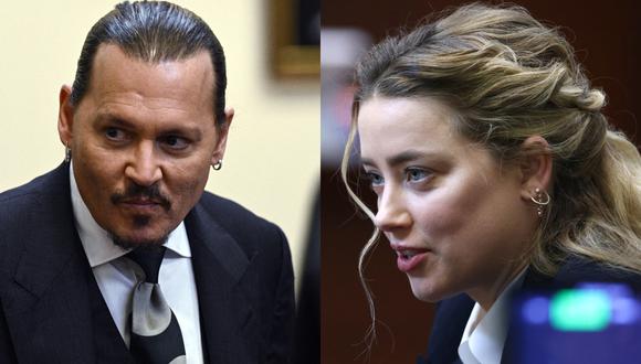 El juicio entre Heard y Depp tiene que ver con difamación y violencia doméstica en el periodo en el cual ambos estuvieron casados. (Foto: AFP/composición)