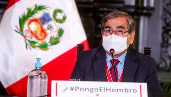 Ministro de Salud anunció nuevo caso de la variante india en la región Arequipa. (Foto: Presidencia del Perú)