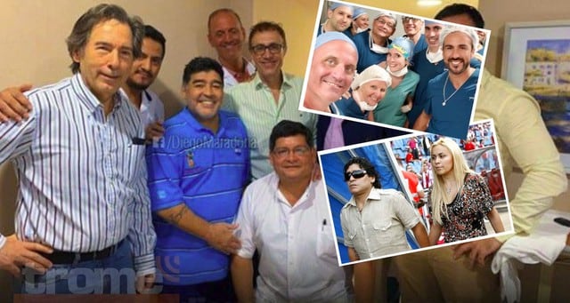 Maradona fue operado con éxito y recibió alta en medio de este escándalo amoroso.