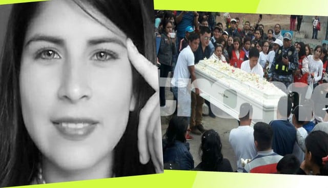 El entierro de Eyvi Ágreda viene llevándose acabo en el cementario 'Mártires 19 de julio' en Comás.