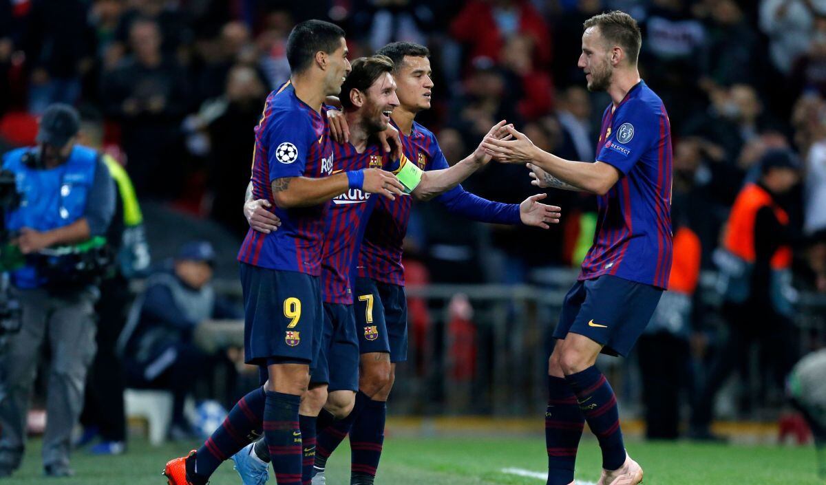 Barcelona venció 4-2 a Tottenham en Wembley por la Champions League