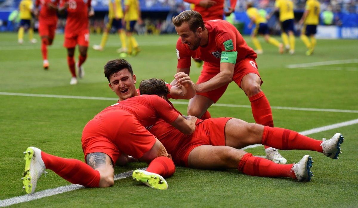 Inglaterra venció 2-0 a Suecia y avanzaron a las semifinales del Mundial Rusia 2018